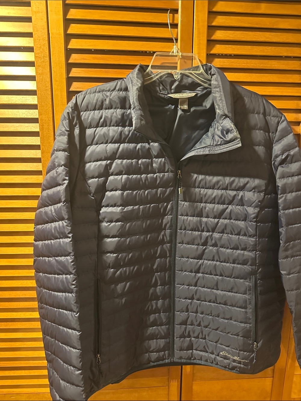 Eddie Bauer Navy Women's Quilted Puffer Jacket